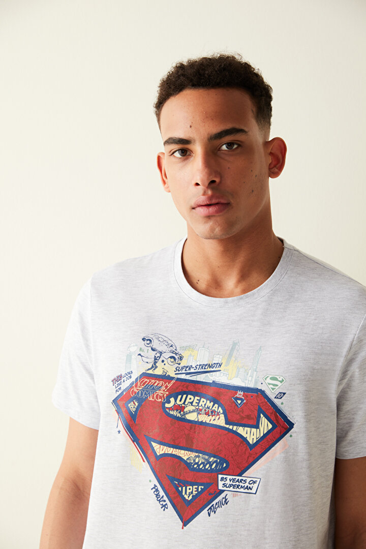 Superman Tshirt Shorts PJ Set - 2