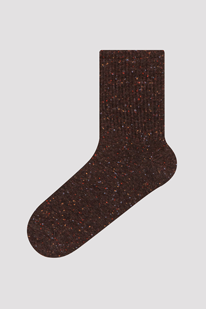 Light Brown Bot Nope Socks - 1