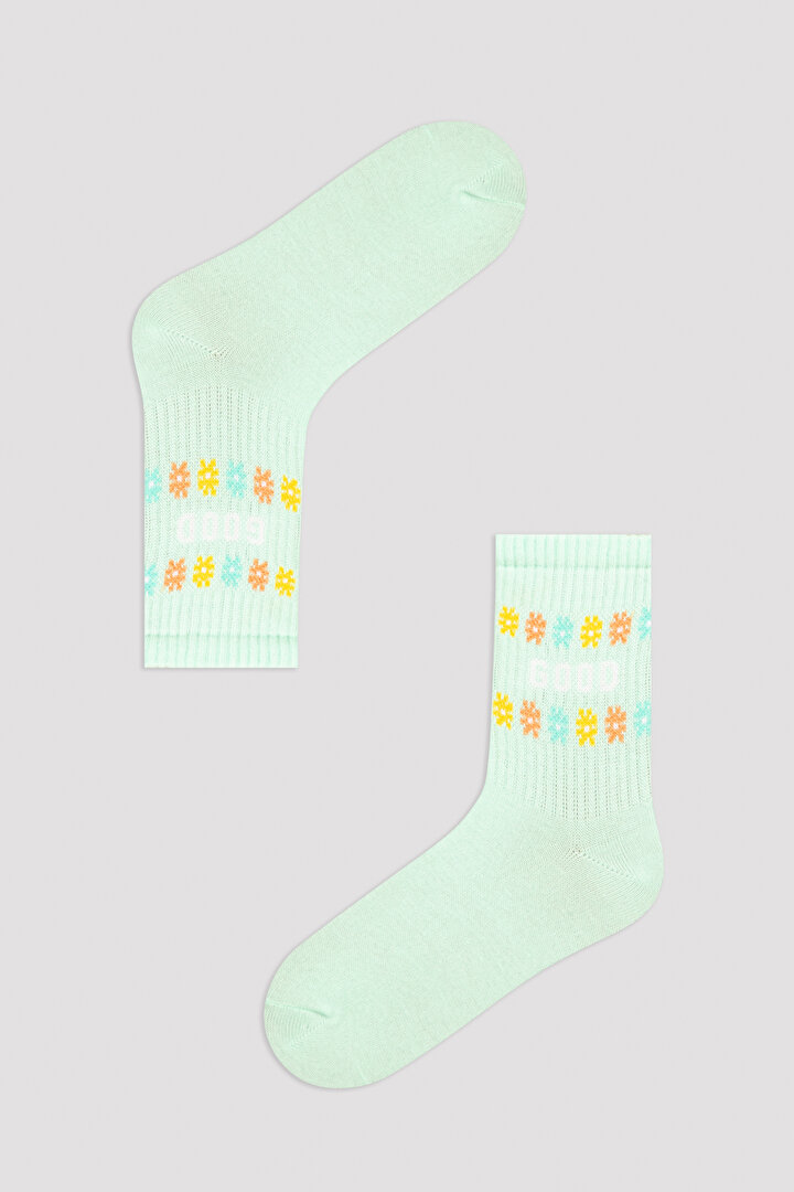 Kız Çocuk Best Day Ever Soket Çorap - 1