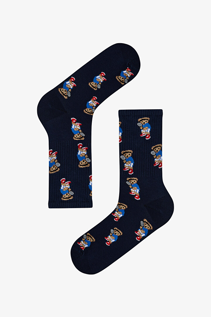 Erkek Renkli Cookie Santa 3'lü Soket - 2