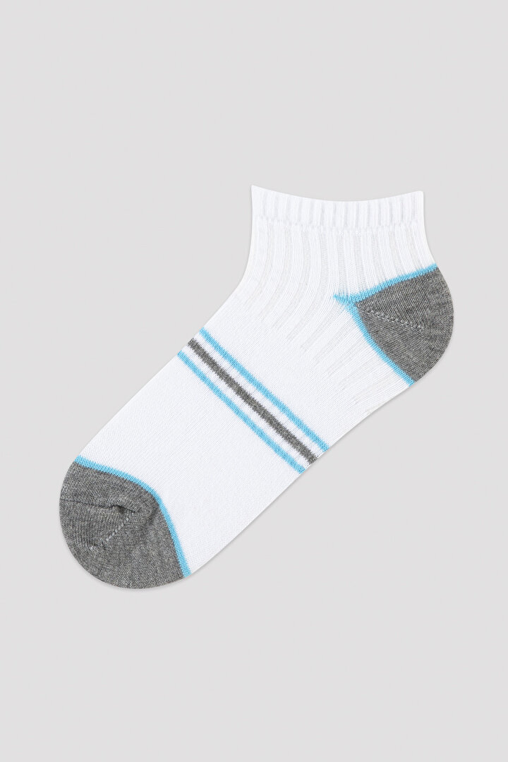Boys Colorful Stripe 3in1 Liner Socks - 4