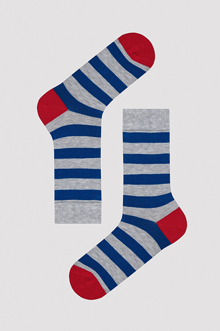 Erkek Yystipe Çok Renkli 2li Soket Çorap - 2