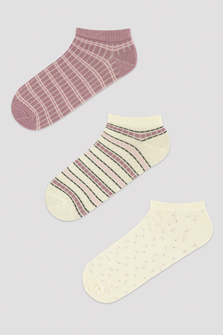 Rıb Dot 3in1 Liner Socks - 1