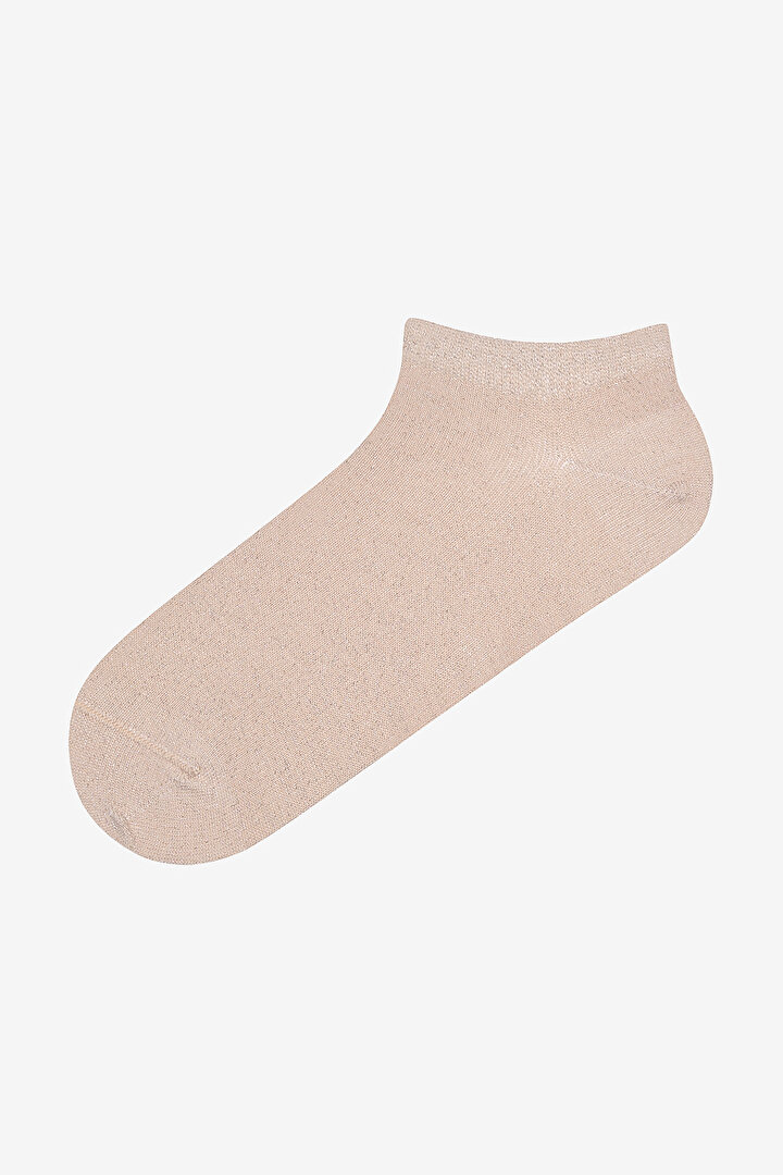 Dot Line 5in1 Brown Beige Liner Socks - 2