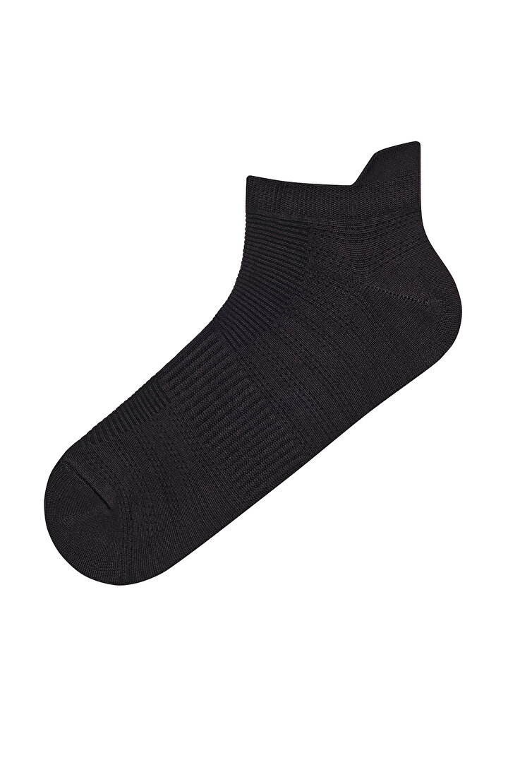 Back Tab Microfiber 3in1 Black Liner Socks - 2