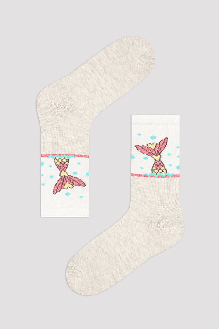 Girl Mermaid Tail Socks - 1