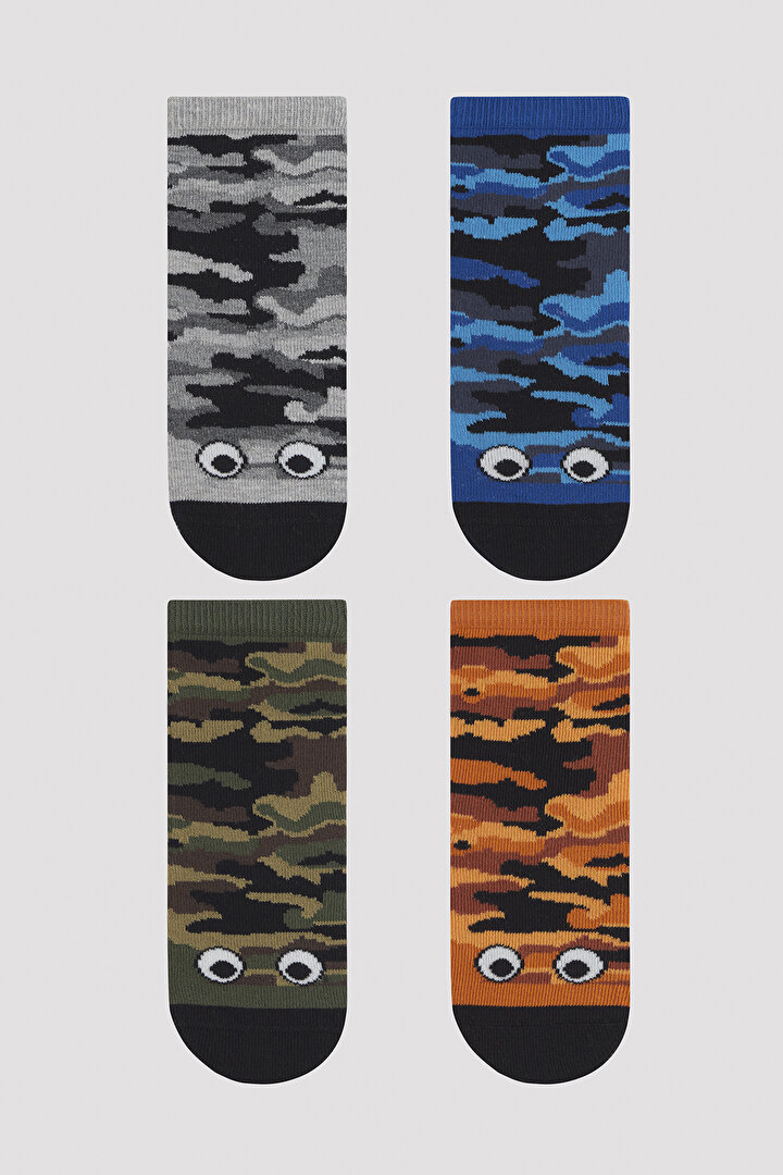 Boy Camouflage Eyes 4 Pack Socket - 1