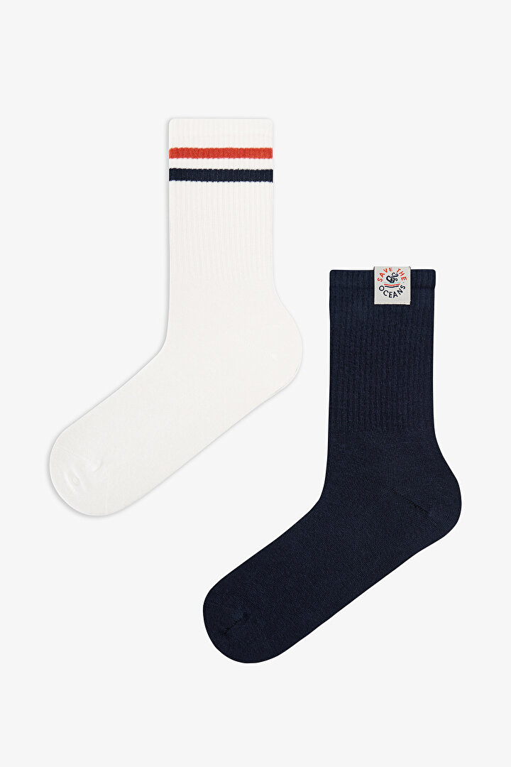 Erkek Renkli Ocean Guard 2'li Soket - 1