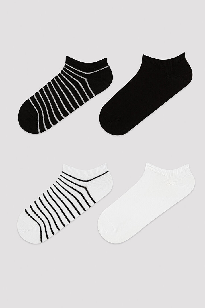 Stripe 4in1 Liner Socks - 1