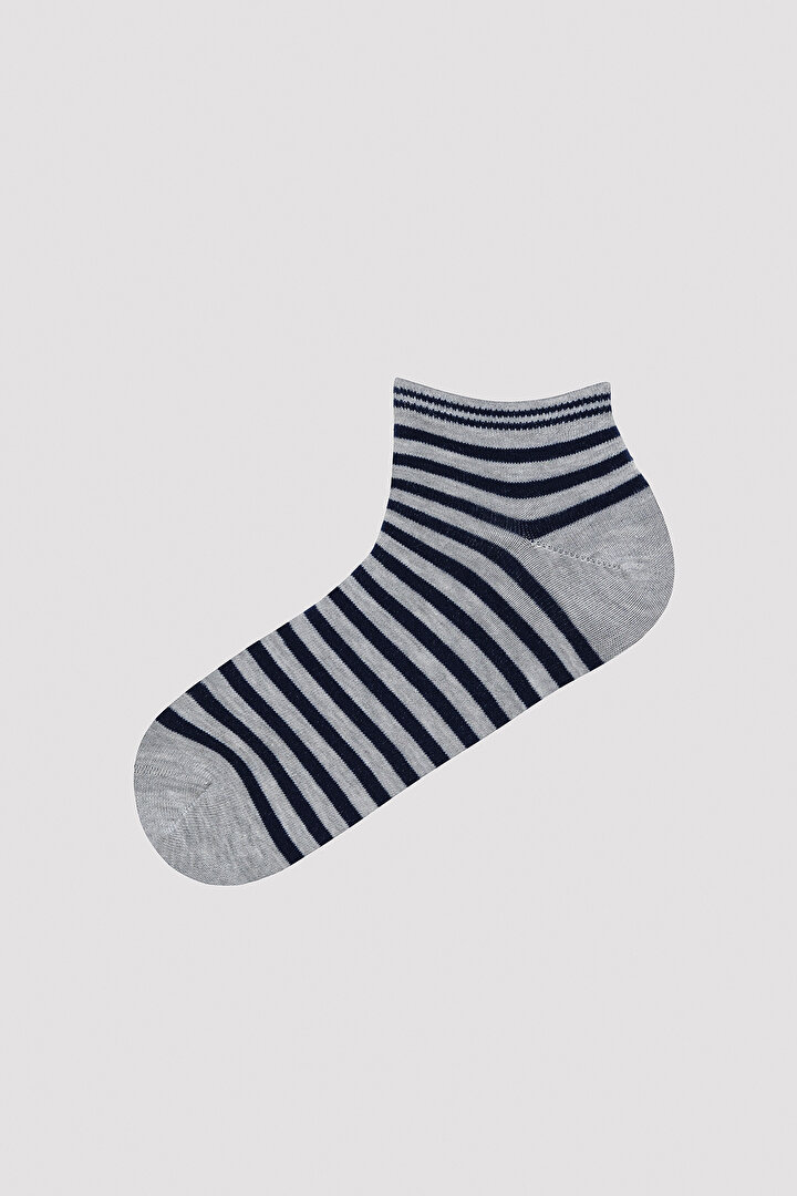 Erkek Lift Stripe 5li Patik Çorap - 2