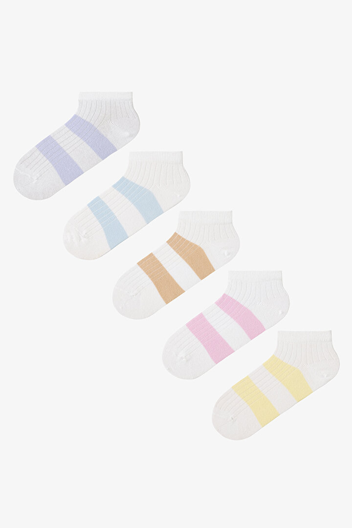 Multicolor Every Color 5in1 Liner Socks - 1