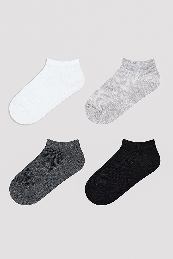 Boys Simple Colors 4in1 Liner Socks - 1