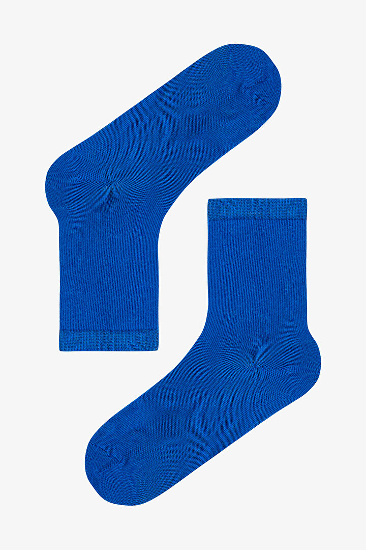 Çok Renkli Erkek Çocuk Astronaut Blues 3lü Soket Çorap - 2