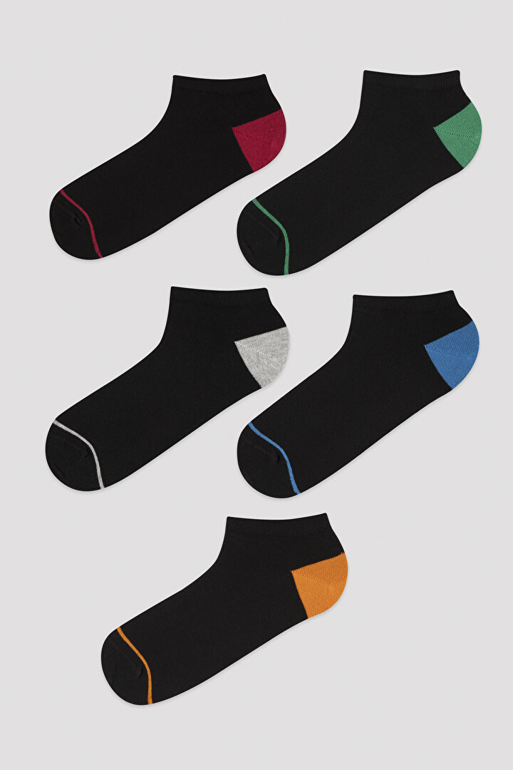 Black E. Blok Colour 5in1 Liner Socks - 1
