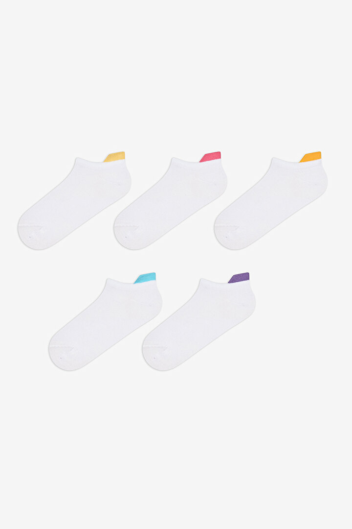 Colorful Back Tab 5in1 Liner Socks - 1