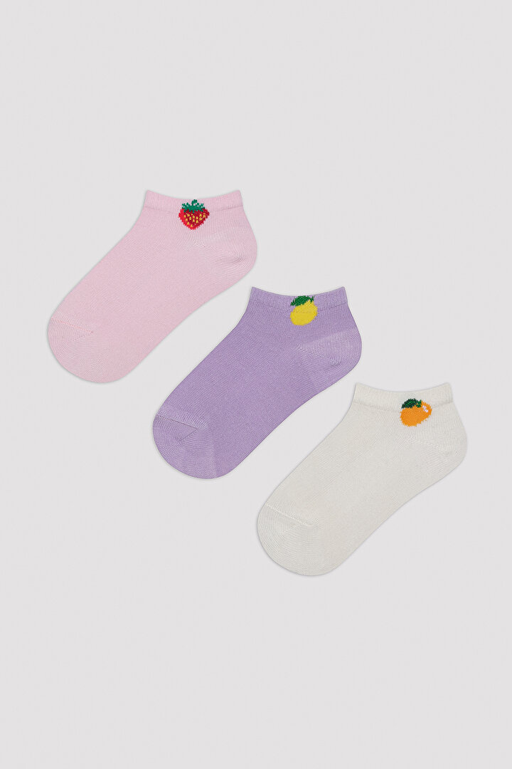 Colorful Fruit 3in1 Liner Socks - 1