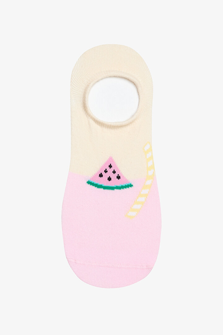 Watermelon 3lü Pembe Sneaker Çorap - 2