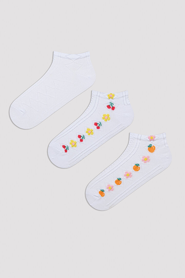 Flower Fruit 3in1 Liner Socks - 1