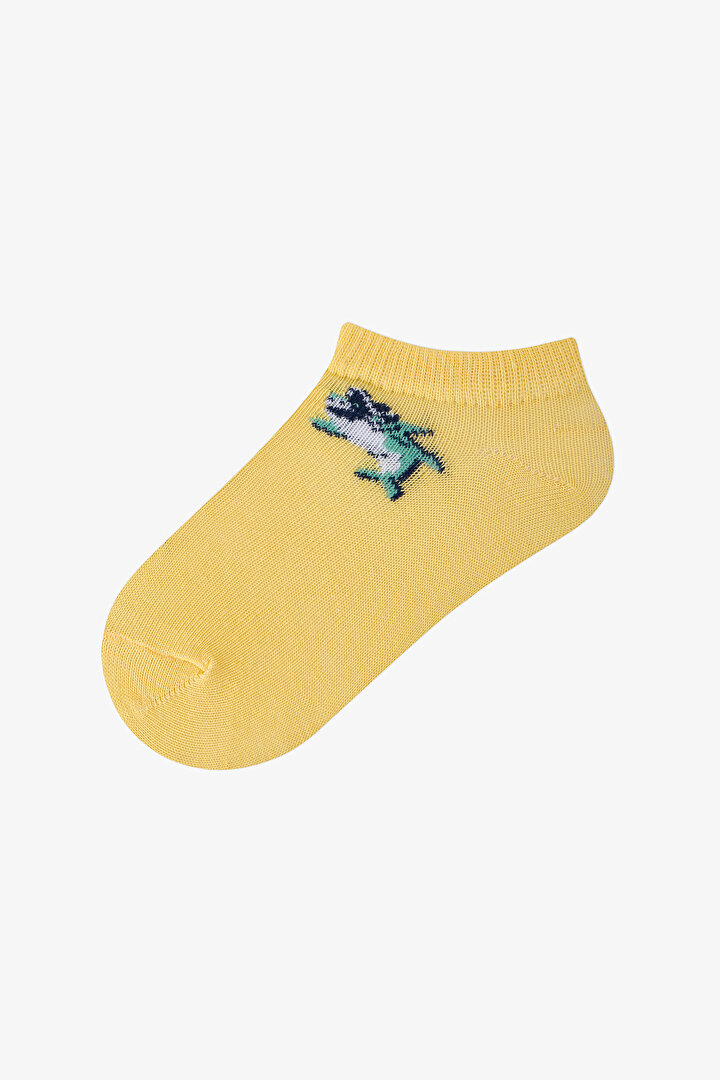 Renkli Erkek Çocuk Captains Island 3 'lü Patik Çorap - 2