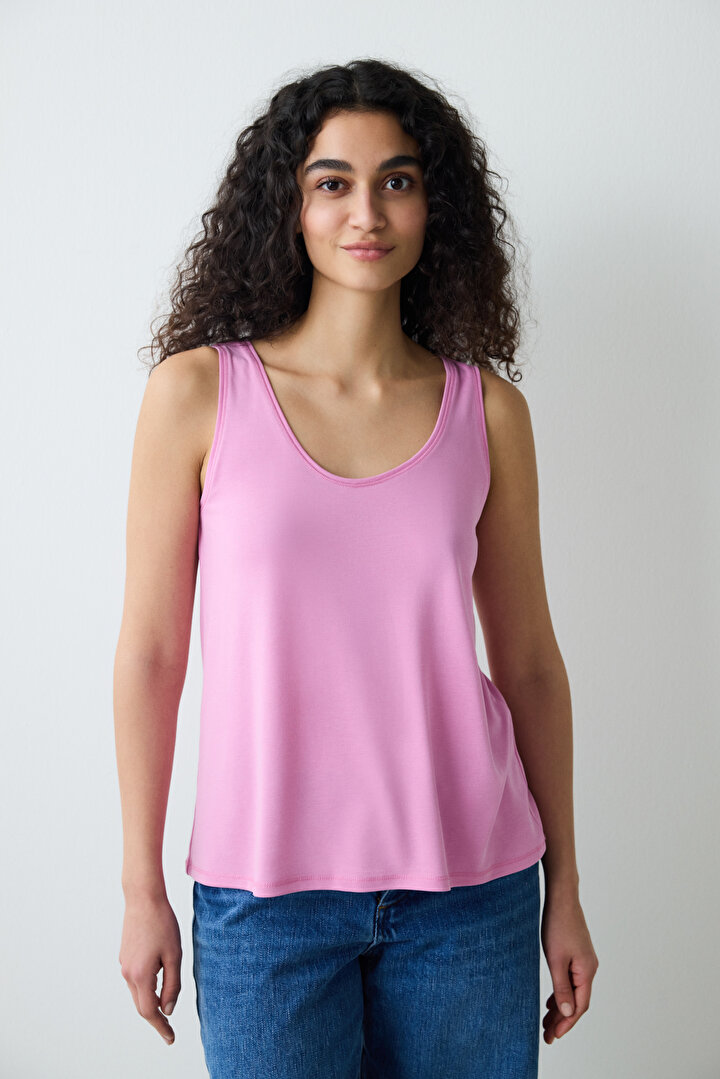 Modal Pink T-Shirt - 1