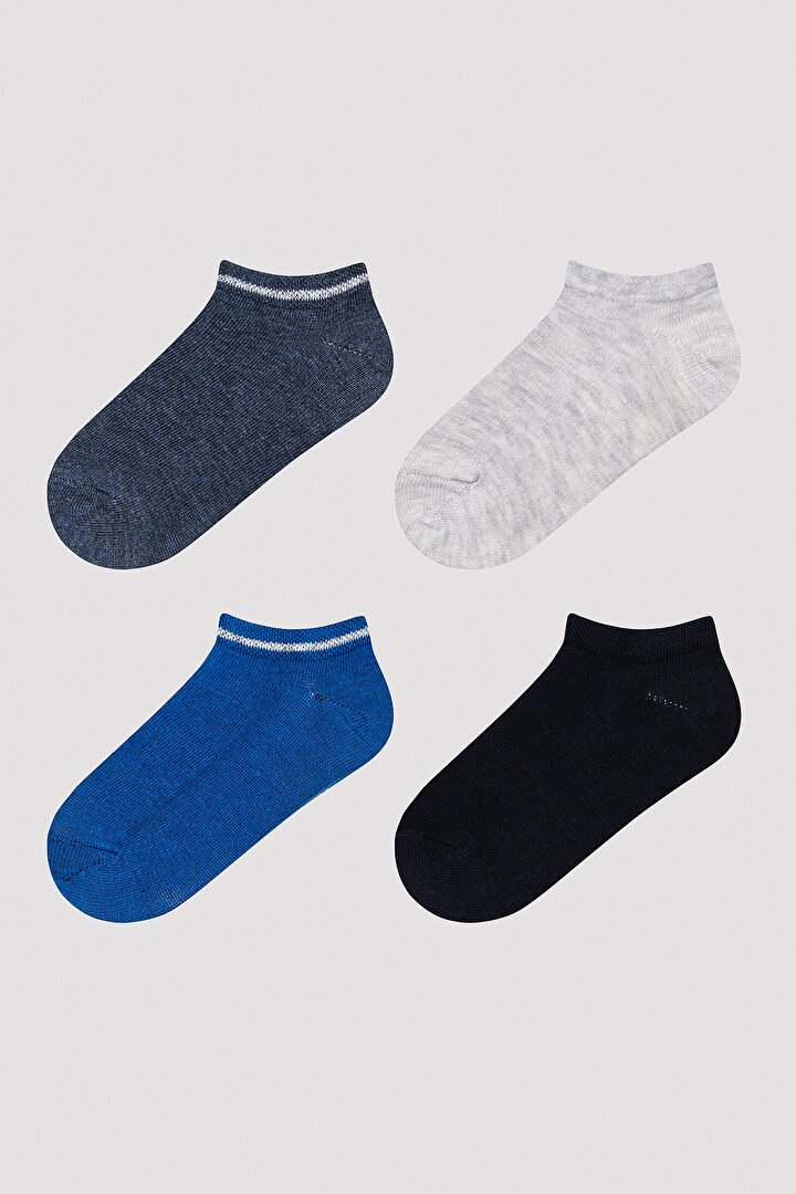 Boys Blue Shades 4in1 Liner Socks - 1