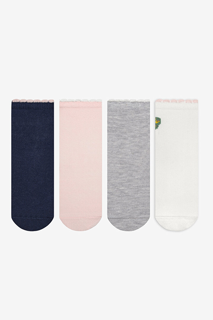 Girls Butterfly 4in1 Socket Socks - 2