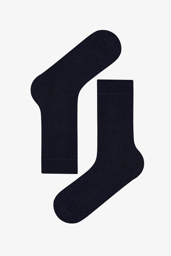 Men's Brown Melange Contrast Cotton 3 Pack Ankle Socks - 2