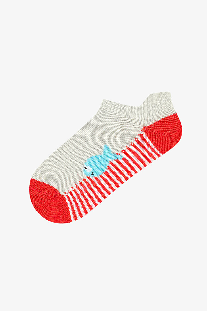 Boys Under Sea Multi Colour 4in1 Liner Socks - 2