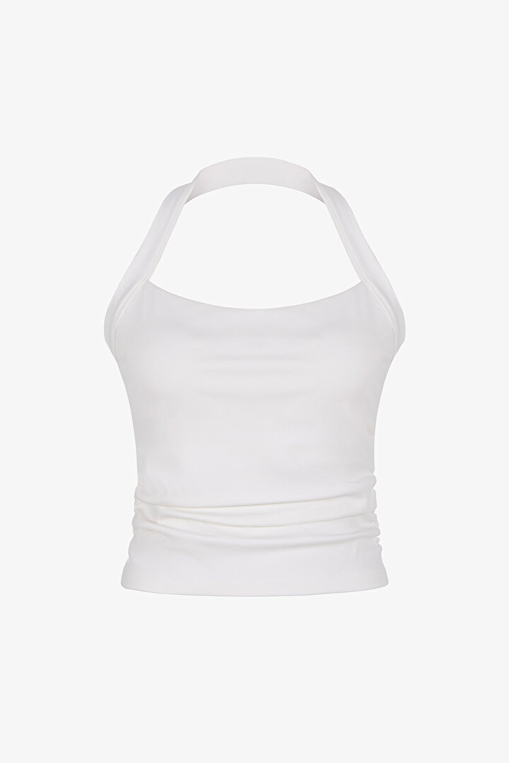 Kar Beyaz Cloud Halter Yaka Üst - 1