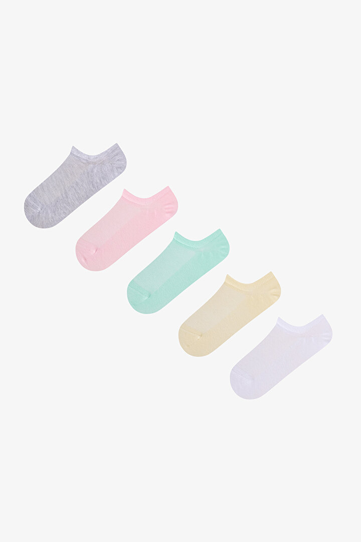 So Pastel 5'li Sneaker Çorabı - 1