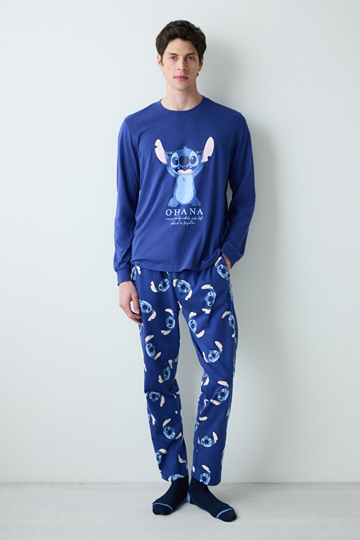 Ohana Pant Dark Blue PJ Set - 1