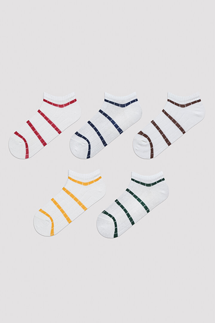 Basic Line 5li Patik Çorap - 1