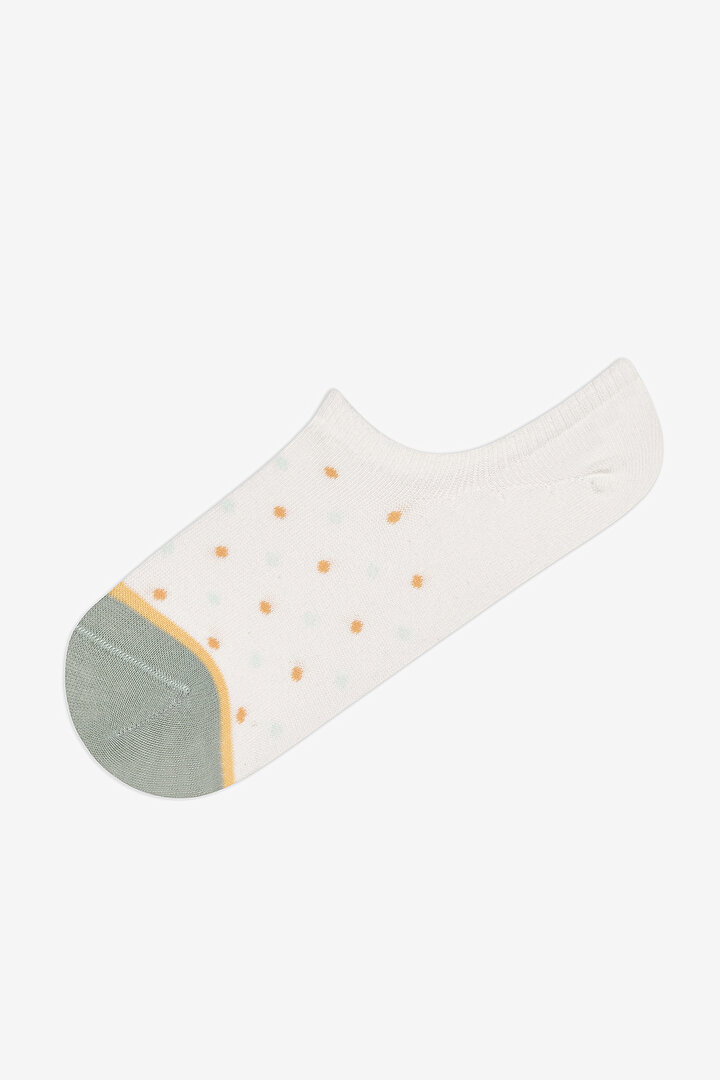 Tiny Dotted 3in1 White Green Sneaker Socket - 2