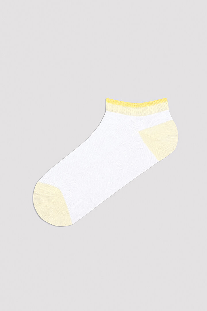 Colored Detail 5li Patik Çorap - 2