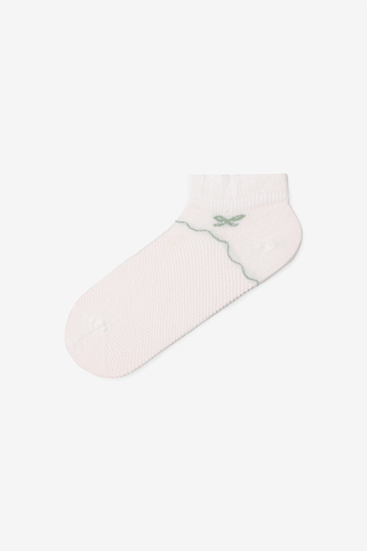 3 Pairs of Cotton Ruffle Liner Socks - 2