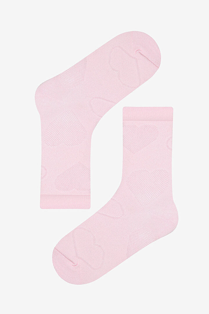 Girls Big Heart 3in1 Multi ColourSocket Socks - 2