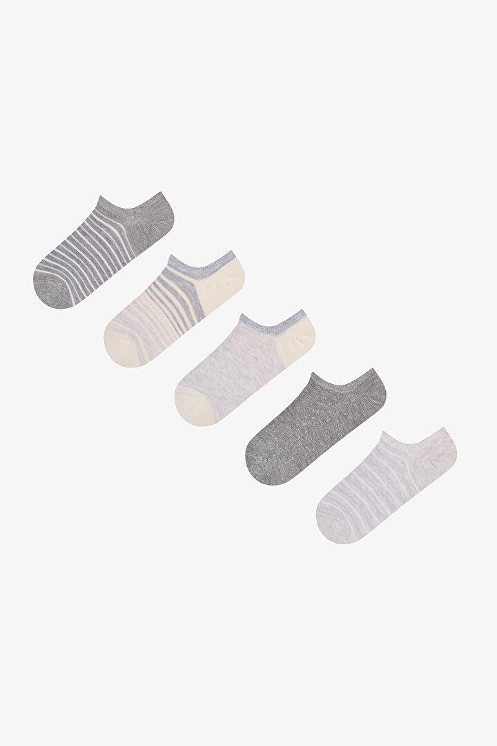 Everyday Stripes 5'li Sneaker Çorabı - 1