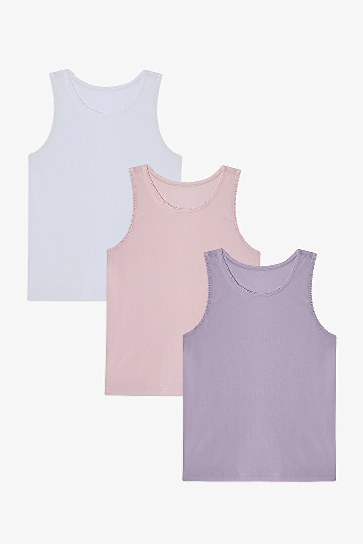 Girls Basic 3in1 Vest - 1