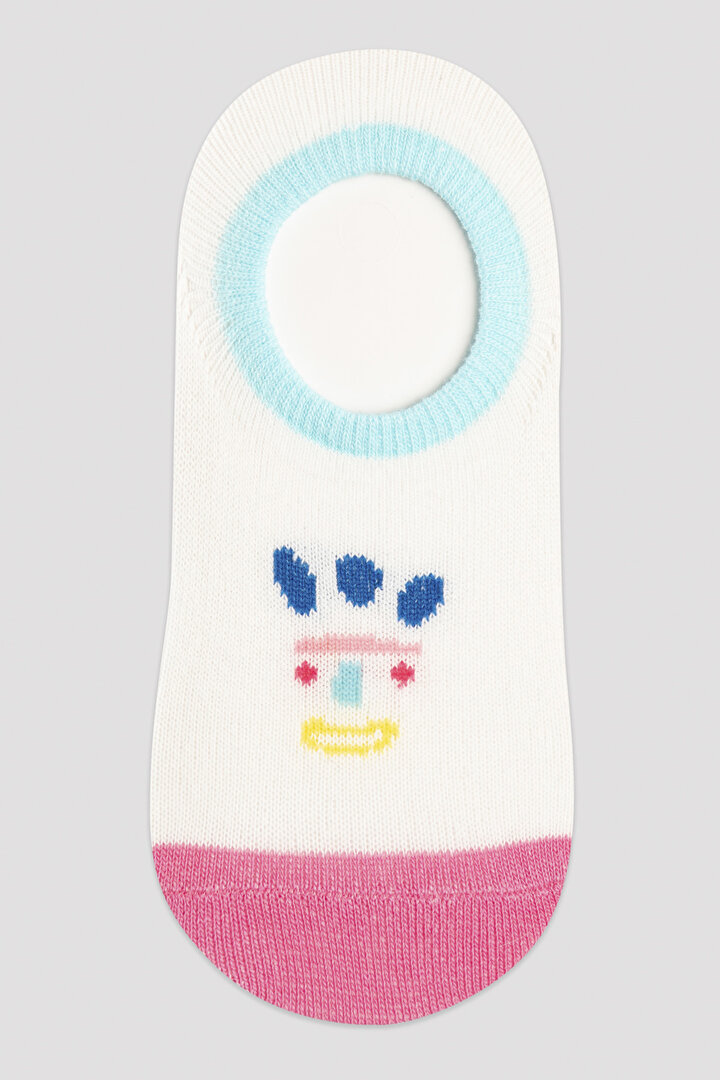 Girls Smiley Mode 2in1 Footsies - 2