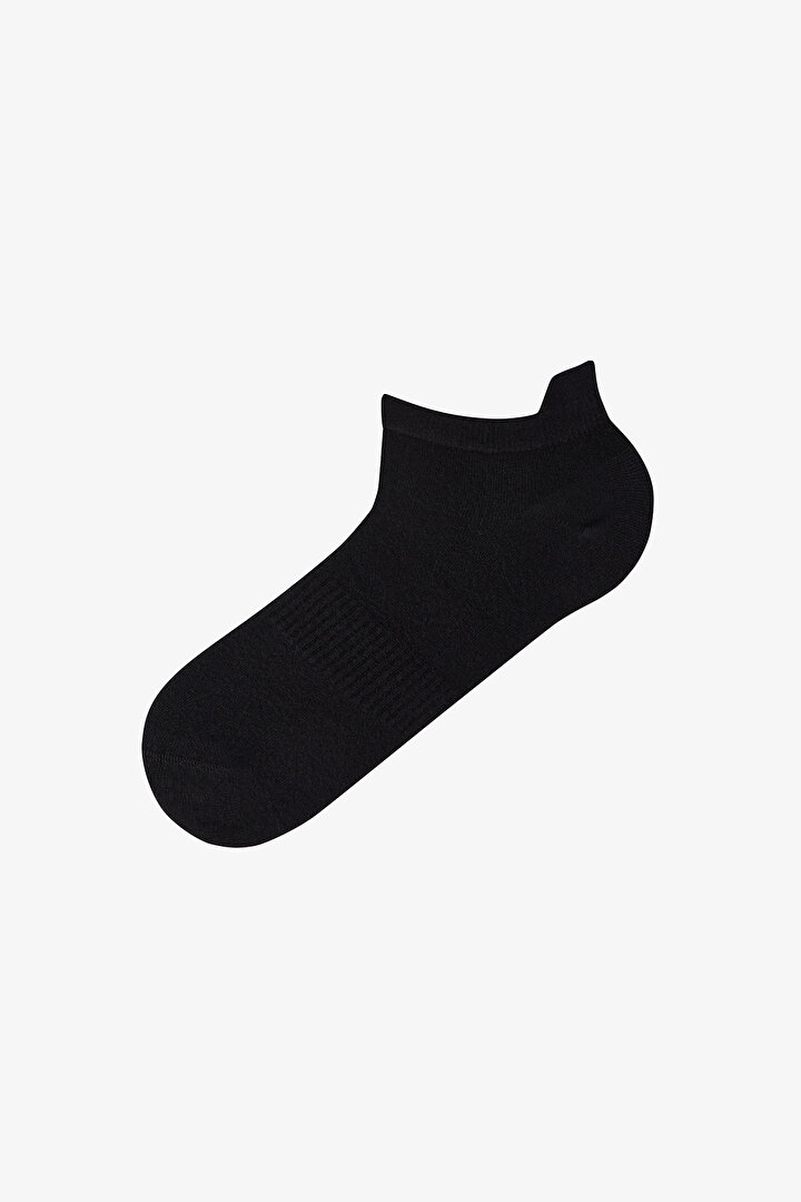 Erkek Siyah Black Bamboo 3'lü Patik Çorap - 2