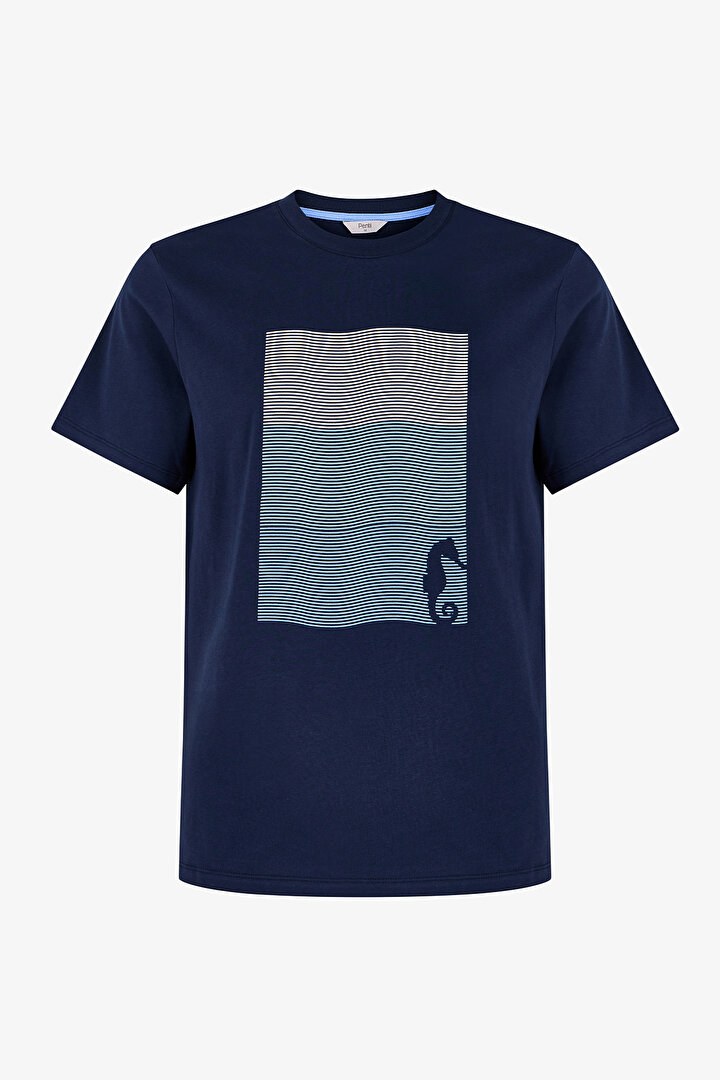 Erkek Renkli Ocean Track Şortlu Pijama Takımı - 2