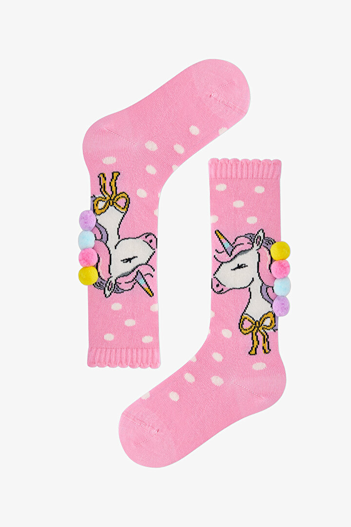Kız Çocuk Magic Unicorn Pantolon Çorabı - 1