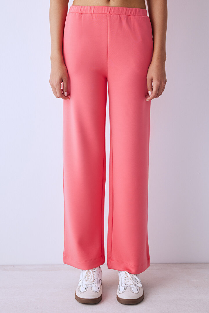 Silky Feel Loose Pants - 1