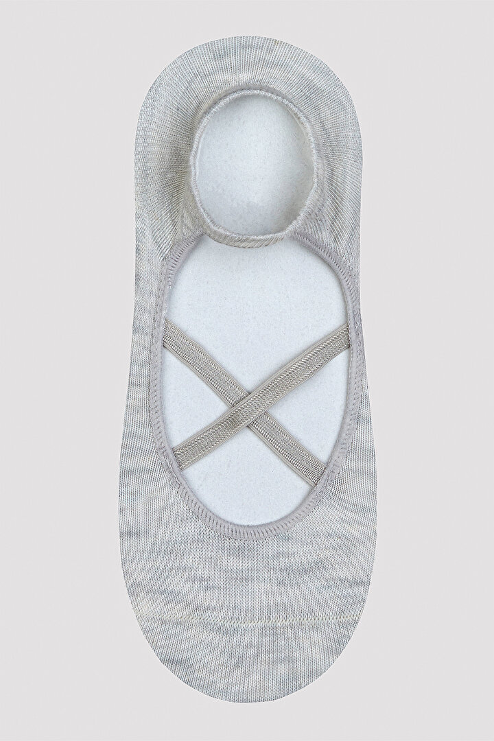 Light Gray Cross Suba Socks - 1