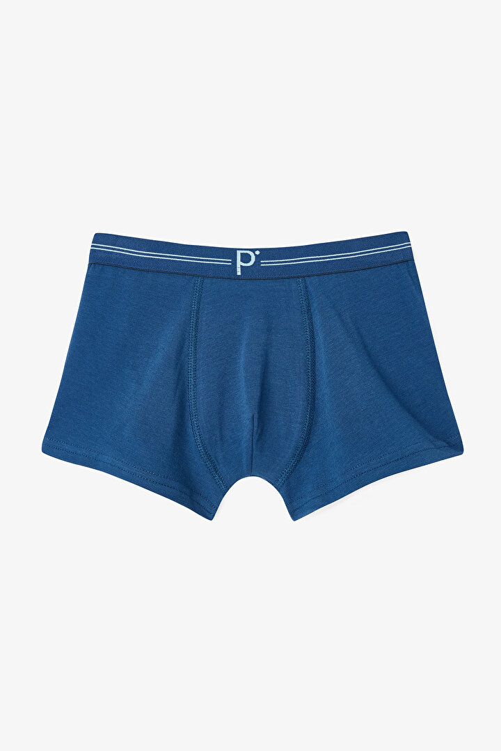 Koyu Mavi Erkek Çocuk Navy 3lü Boxer - 2
