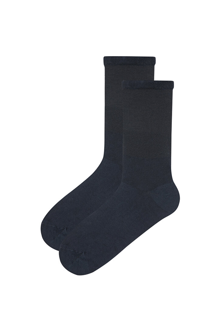 Lacivert Soket Çorap - 2
