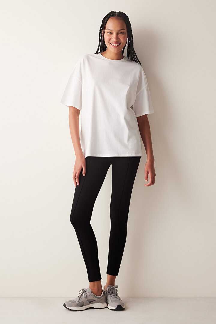 Basic Oversize White Tshirt - 2