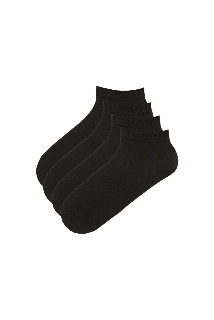 Black Basic 4in1 Liner Socks - 2