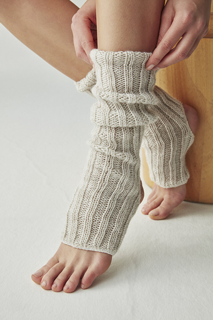 Open Warm High Knee Socks - 1