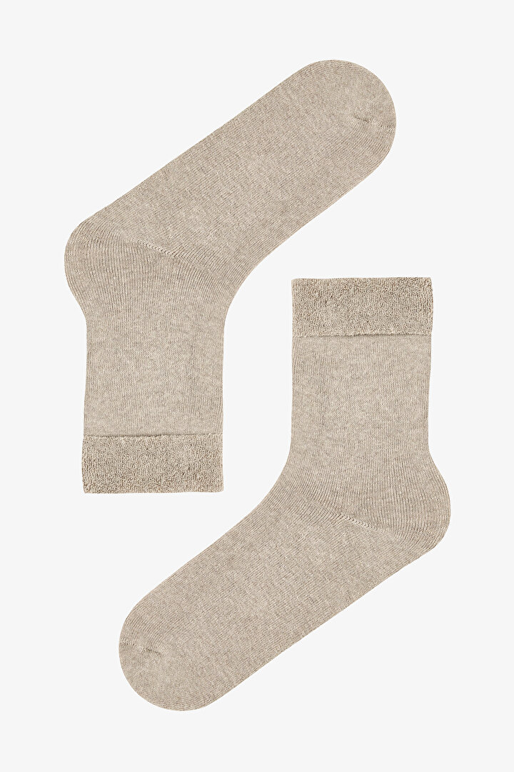 Kalın Havlu Sıcak Tutan Soket Çorap - 1